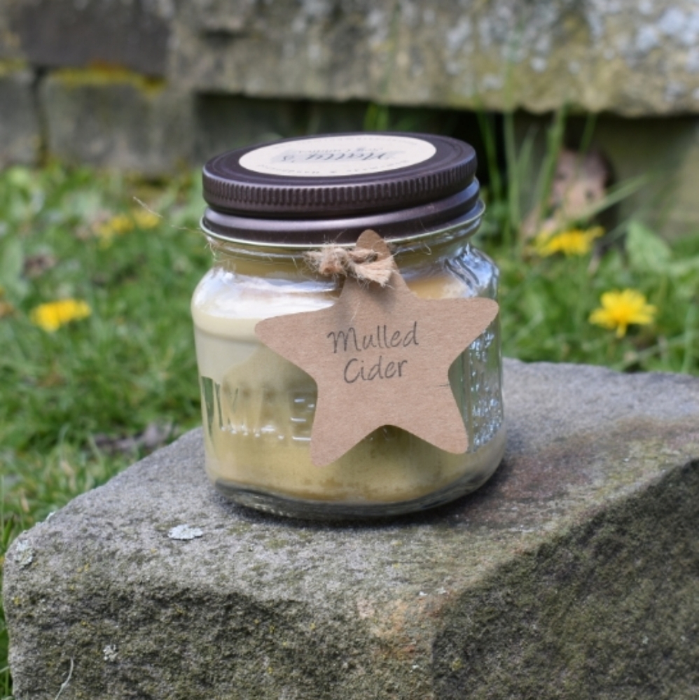 Hand poured 16oz. Mulled Cider Soy Candle